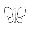 bird, butterfly, caterpillars, creative, grid, insect svg vector icon