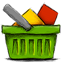 basket, full icon