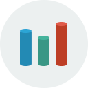 analytics, bars, chart, statistic icon