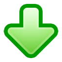 down,descend,download,fall,decrease,descending icon