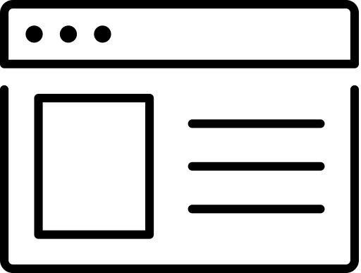 Browser svg vector icon