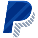 logo, payment, paypal svg vector icon