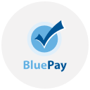 bluepay, finance, logo, method, payment svg vector icon
