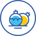 christmas, christmas ball, xmas, елочные игрушки, игрушки, новый год svg vector icon