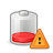 48, battery, caution, gnome icon