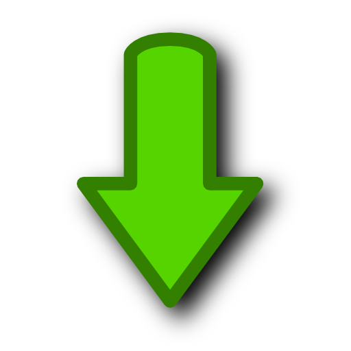arrow,down,descend,download,fall,decrease,descending icon