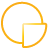 basic, chart, pie, yellow icon