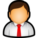 administrator, executive, tie, user icon