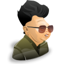 kim,yongii,man,cartoon,leader,account,male,person,people,profile,human,member,user icon