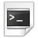 application, shellscript, x icon