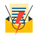 envelope, letter, message, notification, send svg vector icon