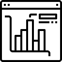 business, management, marketing, report svg vector icon