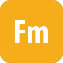 adobe, framemaker, rounded svg vector icon