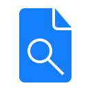 document, search svg vector icon