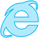 browser, internetexplorer, line, social, transparent svg vector icon