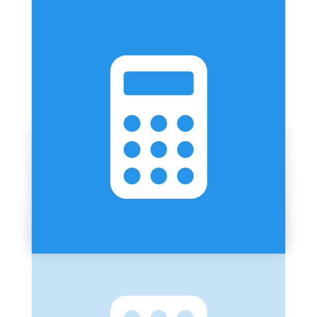 calculator,mirror icon