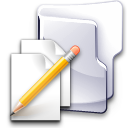 documents, folder, pen, write icon
