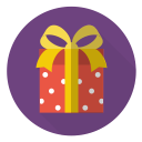 christmas, gift, holiday, present, red, surprise, xmas svg vector icon