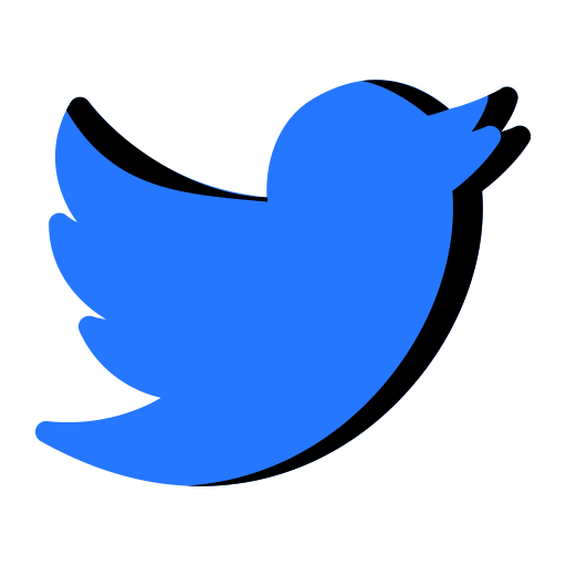 Twitter svg vector icon