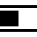 battery, half svg vector icon