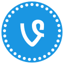 communication, connection, media, network, social, vimeo svg vector icon