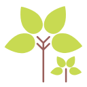 drop, green, nature, tear, tree svg vector icon