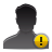 user,alert icon