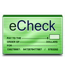 check, e, echeck icon