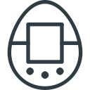 game, retro, tamagotchi, toy, video svg vector icon