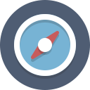 compass, direction, location, navigation svg vector icon