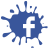 social,media,blot,set,facebook icon