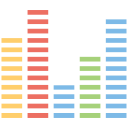 bar, chart, graph svg vector icon