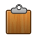 notepad,wood icon