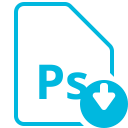 adobe, design, document, file, photoshop, ps, psd svg vector icon