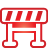 basic, construction, red icon