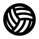sport, volleyball svg vector icon