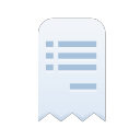 ecommerce, payment, receipt, shop, shopping, store svg vector icon