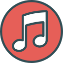 brand, logo, music, network, social svg vector icon