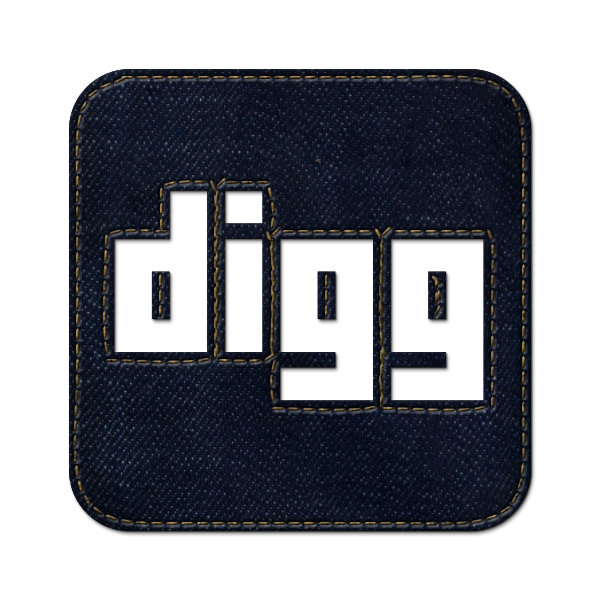 denim,jean,social,digg,logo,square icon