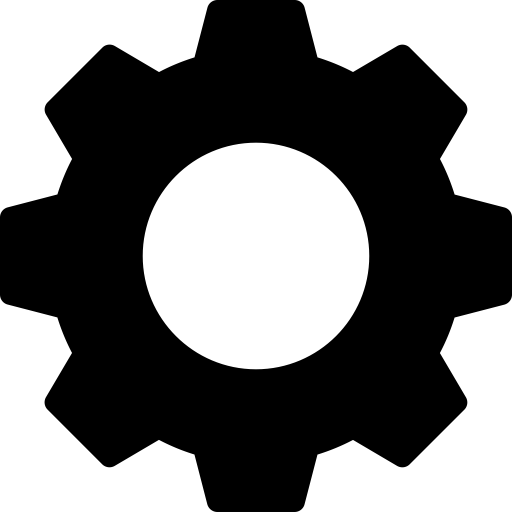 Settings svg vector icon