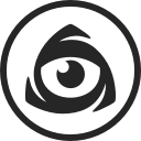 circle, high quality, finder, media, social, social media svg vector icon