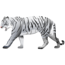 tiger, white icon