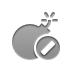 bomb,cancel icon