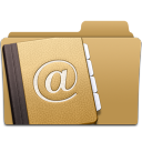 address,contact,folder icon