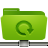 folder,remote,backup,green icon