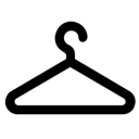 hanger,clothing,wardrobe icon