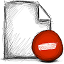 delete, file icon
