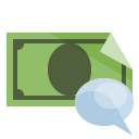 bill,speech,bubble icon