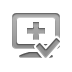 screen,zoom,checkmark icon