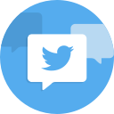 social network, twit, twitter svg vector icon